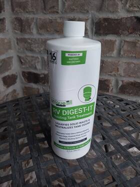 Unique 736683009015 Rv Digest-it Holding Tank Treatment - Liquid 16 Treatments 32 Oz