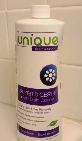 Unique Super Digest-it 736683000029 Bio-enzymatic Drain Opener Cleaner 32 Ounce