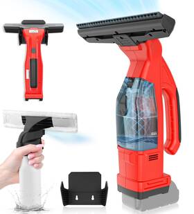 Uniqwamo 037936653895 Window Vacuum Squeegee Cordless Compatible For Milwaukee 18v Battery No Batt