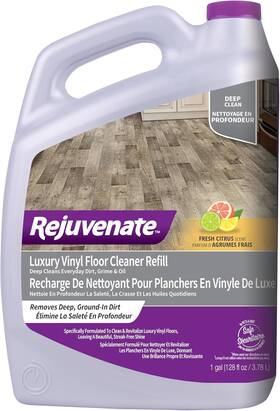 Hg-r62510 United Industries Rejuvenate Luxury Vinyl Floor Cleaner Refill 1 Gallon Gently Cleans And Revita