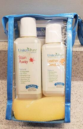 26304 Uniters Pure Nib Set Home Care Essentials Leather Furniture Cleaner/stain Away
