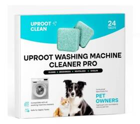 Uproot Clean 198168562307 Washing Machine Cleaner Tablets 24 Pack 12 Month Supply Pro