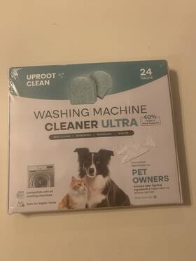 Wm-tabs-1 Uproot Clean 198715979596 Washing Machine Cleaner Tablets 24 Pack For Pet Owners New Sealed