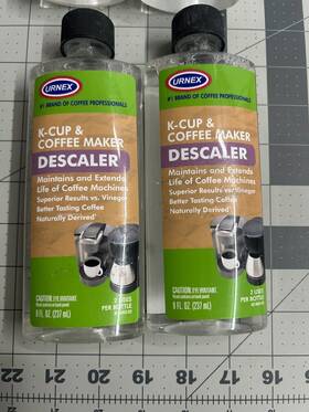 Urnex 754631060215 New 2-pack Lot K-cup Coffee Maker Natural Biodegradable Odorless Descaler