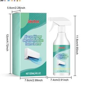 Usa-viralfinds 705353499982 120ml Air Conditioner Foaming Cleaner Spray Deodorizer Professional Household Ou