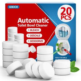 Uskich 737655659528 Toilet Bowl Cleaner 20 Pack Bathroom Automatic Tank Cleaners With Ble