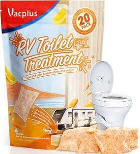 Usfe347-20 Vacplus Rv Toilet Treatment - 20 Pack Black Tank Septic T