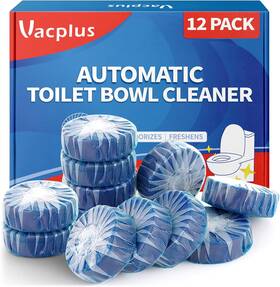 Usva165bu-12 Vacplus Automatic Toilet Bowl Cleaner Tablets Bathroom Tank 12