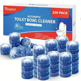 Va-165b Vacplus Automatic Toilet Bowl Cleaner Tablets Bathroom Tank 100 Pack