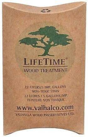 Valhalla Wood Preservatives 620978000026 5-gallon Eco Friendly Non Treatment Pouch