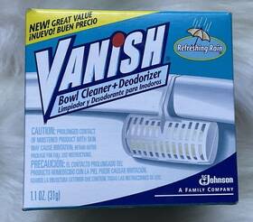 Vanish 019800883843 Vintage Hanging Bowl Cleaner And Deodorizer Refreshing Rain