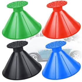 Scraper4 Vegepeel 717019239153 Car Snow Scraperice Scrapermagical Pcs Portable Cone-shaped