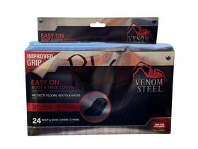 Ven24200n Venom Steel Easy On Boot And Shoe Covers 24 Count 12 Pairs