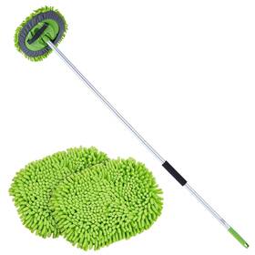 Vevor 197988089551 Car Wash Brush 62-inch Washing With Soft Chenille Fiber Mop Mitt