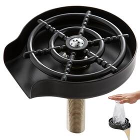 10-jet Vevor 840349929095 Glass Rinser Rotating Cup Washer 304 Stainless Steel Sink