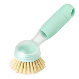 12508 Vigar Rengo Soap Dispensing Dish Brush With Dispenser For Pot Scrubber