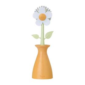 Vgr-11097 Vigar Florganic Dish Brush With Vase Orange
