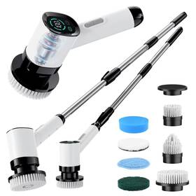 A14-02 Vigorday Electric Spin Scrubber For Cleaning Bathroom Cordless Brush Power Sc