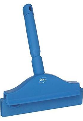 Vikan 705020771132 Blue Squeegee Ultra Hygiene Dbl Blade Hand 10 Inch 7711