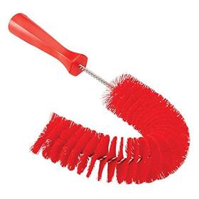 53724 Vikan 705022002623 Hook Brush - 14.17-inch Curved Bpa-free Pipe Tube And Gutter Cleaner
