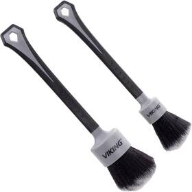 215301 Viking Car Detailing Brush Set For Cleaning Kit Super-soft Bristles Interior D