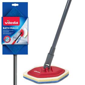 Vileda 683010162847 Bath Magic Bathroom And Tub Mop Multisurface Cleaning Safe To Use On