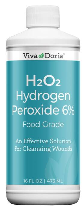 84701 Viva Doria Hydrogen Peroxide 6 Percent 20 Volume Food Grade 16 Fluid Ounce