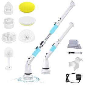 Vocref 721545239006 Electric Spin Scrubber For Bathroom Cleaning Cordless Shower Cleaner Tub