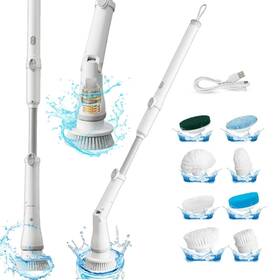 Vomoni 198715822120 Electric Spin Scrubber Cordless High-power Bathroom And Shower Cleaner With L