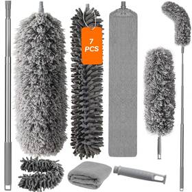 100ftftre Voovao 702571865865 Dusters For Cleaning7 Pcs Ceiling Fan Duster With Extension Pole 30ftft To