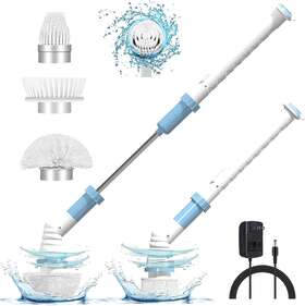 Ds-001 Vuitte Electric Spin Scrubber 360 Power With Long Handle And Cordless Shower S