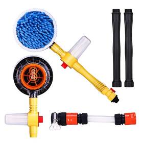 Opiosiqpi13lss46w595uj1u2 Wakauto Rotating Car Wash Brush - Cleaning With Soap Dispenser And Hose