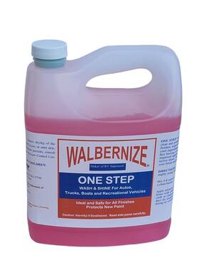 Walbernize 689290010168 Step Wash And Shine Concentrate - 1/2 Gallon