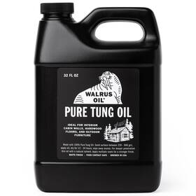 Walrus Oil 658294276986 - 100% Pure Tung Wood Finish For Any Woodworking Project Nat