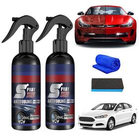 Xpt123 Warmow 2pcs Multi-functional Coating Renewal Agent 3 In 1 Ceramic Car Spray