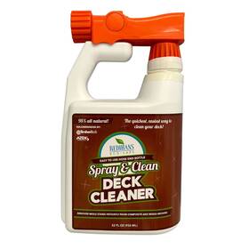 Wash Safe Industries 608938414991 Ws-sc-he Spray And Clean Composite Deck Cleaner Hose End Bottle 32 Oz. Spra