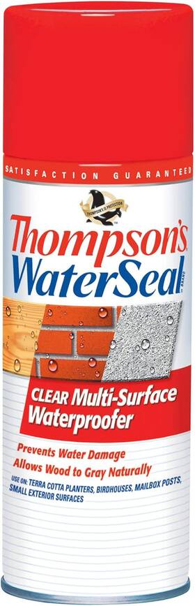 Th.010100-18 Water Seal Thompson S Waterseal Multi-surface Waterproofer Stain Clear 12 Oz Aerosol Can