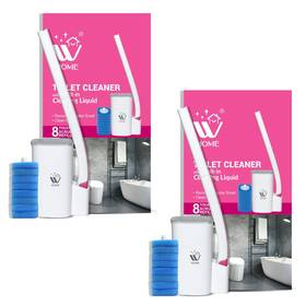 Wbm Home 840162311749 Wand Refills Upgraded Heads Toilet Bowl Cleaner Pack Of 64