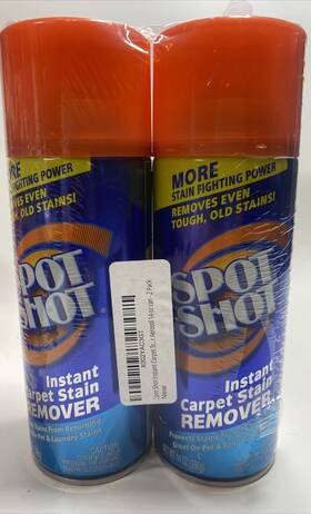 Wd-40 Company 074405009869 Two Spot Shot Instant Carpet Stain Remover Aerosol 14 Oz Lot