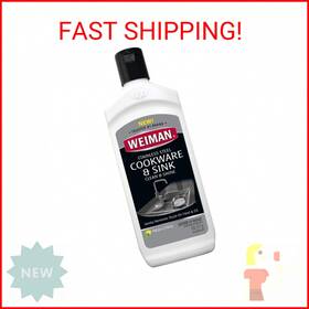 Weiman 041598000683 Stainless Steel Sink And Pots Pans Cleaner Polish