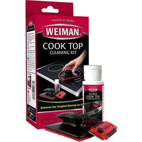 Weiman 041598000980 Glass Stove Top Complete Cleaning Kit Cleaner Scrubber And Scraper Included