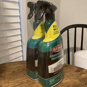 Weiman 041598001093 2-pk Granite And Stone Streak-free Cleaner Polish Marble Tile Floor 24oz