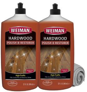 Weiman 041598006968 Wood Floor Polish And Restorer 32 Oz 3pc Bundle - High-traffic Hardwood