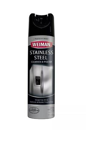 49005 Weiman Stainless Steel Cleaner And Polish 17oz - 3 Pack