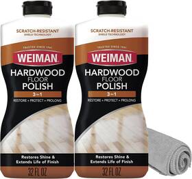 Weiman 711181878813 Wood Floor Polish And Restorer 32 Oz 3pc Bundle - High-traffic Hardwood F