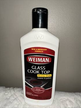 72-81456h-0920 Weiman Ceramic/glass Cooktop Cleaner And Polish Heavy Duty For Stove Top 10 Oz
