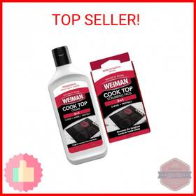 Weiman Products 711717795867 Ceramic And Glass Cooktop Cleaner - Heavy Duty Polish 10 Oun