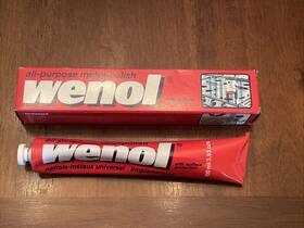 Wenol 053700360376 Red Metal Polish 3.4oz Made In Germany Almost Full