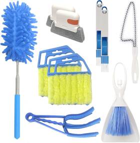 Byc-02-02 Weogot 10 Pcs Venetian Window Blind Cleaner Duster Tool Set Mini B