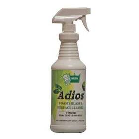 1100220 Werth Sanitary Supply Liquid Glass And Surface Cleaner 1 Qt. Clear